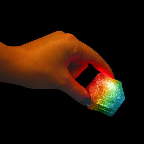 Multi Color Light-Up LED Ice Cubes (12 Pack)